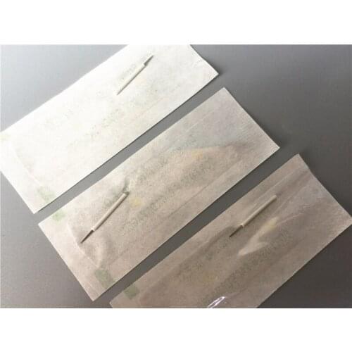 50PCS 3pin Round Traditional Needles Permanent Makeup Eyebrow Lips Microblading For Tattoo Manual Machine