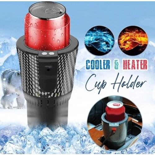 Cooler And Heater Cup Holder Intelligent Display Temperature Portable Beverage Insulation Household Goods Car Accessories