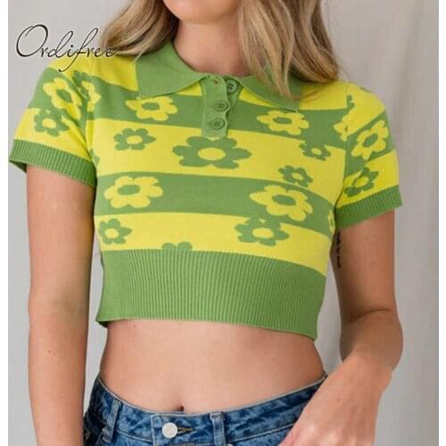 Ordifree Women's Knitted T-shirts