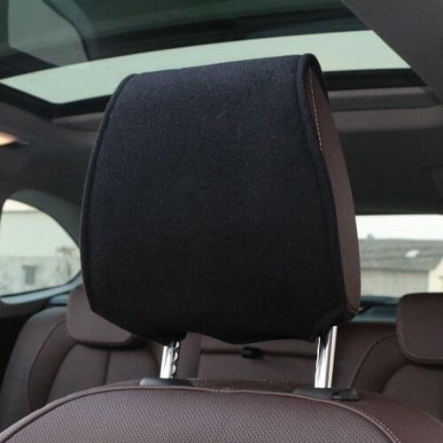 Hot car headrest cover with Phone Pocket Fit For renault opel Volkswagen Suzuki AUDI Nissan ford focus Accessories Car Styling