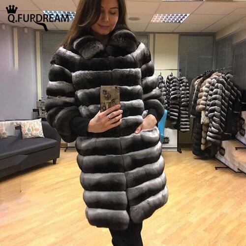 Q.FURDREAM Women's Jackets With Fur