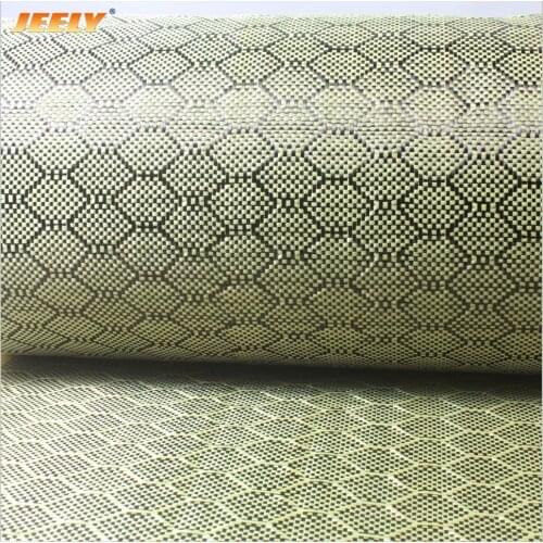 Hexagonal 3K Carbon Fiber with 1500D Aramid 200gsm Honeycomb Woven Carbon Fiber Fabric 20cm Width