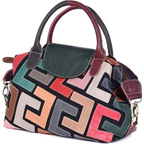 Ladies Casual Tote Hand Made Hobos Bags Genuine Leather 2021 New Female Party Fashion Classic Brand Designer Shoulder Bag