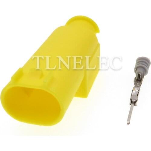 1-967570-3 TE Tyco AMP 2 Pin Male Engine Coolant Water Temperature Sensor Plug Wire Connector for Buick