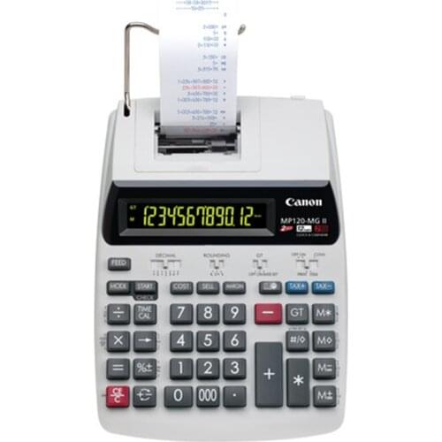 1 Pcs Canon MP-120MG Print Calculator Print Adder Business Office Computer