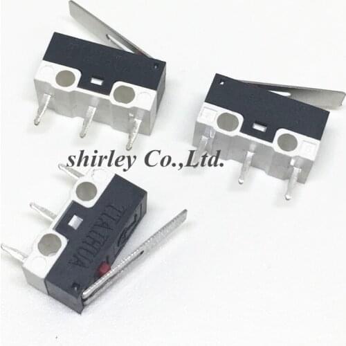 100PCS/LOT Mouse tripod stalk switch Tact Switch Micro Switch 1A 125V AC