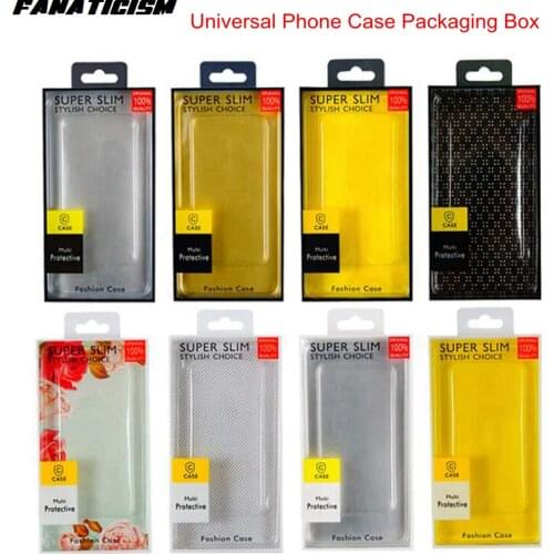 100pcs PVC Blister Retail Packaging Box For iphone X XR XS Max 6s 7 8 Samsung S10e S10 S9 S8 Plus Cover Clear Retail Package