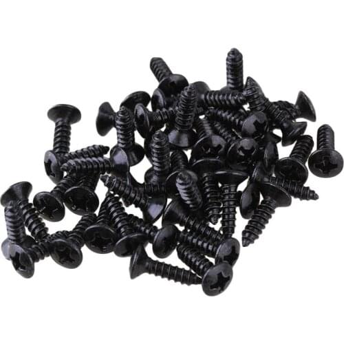50x Guitar Bass Screws Parts for Scratchplates Pickguard
