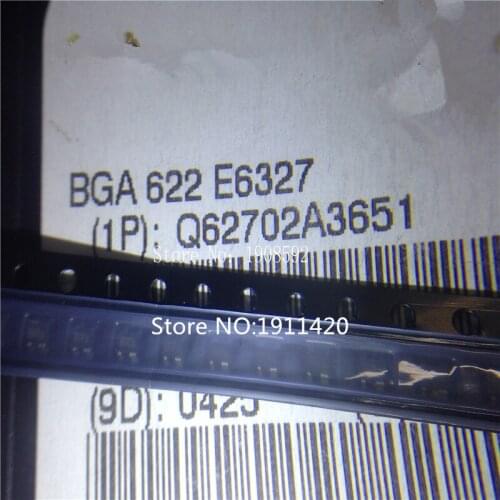 Free shipping 50pcs/lot BGA622 E6327 SOT-343 Best quality