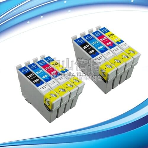 INK WAY 2 sets of T2521BK T2522 C T2523 M T2524Y compatibe inkjet cartridge for WF-3620/WF-3640/WF-7610/WF-7620 ,not European