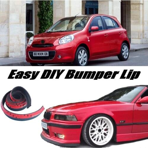 NOVOVISU Bumper Lip Deflector For Nissan Micra March For Datsun Micra Mitsuka Viewt For Renault Pulse / Body Kit / Strip