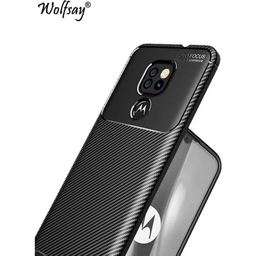 For Motorola Moto G9 Play Case Silicone Carbon Fiber Shockproof Phone Case For Motorola G9 Play Cover Case Moto G9 Play G9 Plus