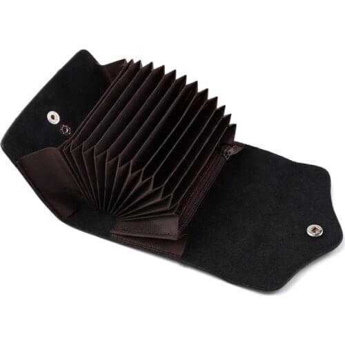 FONMOR Women Wallets Purses Pocket ID Credit Card Holder Men Women PU Leather Card Wallet Money Bag Short Coin Purse Card Holder