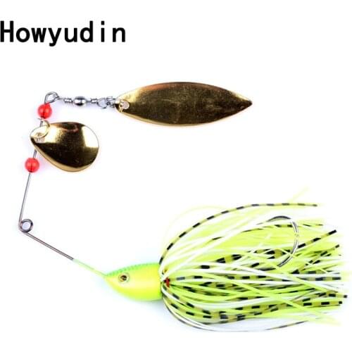 Howyudin Sequins spoon 24g spinner bait Compound type fishing lure Metal wobbler Big Hook isca artificial fishing lures leurre