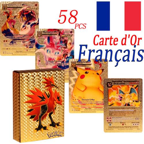 Pokemon Pikachu French Game Cards 50 Capacity Cards Holder Album Hard Case Card Holder Book Holder Earphone Storage Box