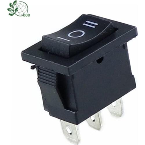 KCD1 6A 250VAC /10A 125VAC On/Off/On Rectangle Rocker Switch 3 Position Car Dashboard Dash Boat SPDT 12V 3 PIN