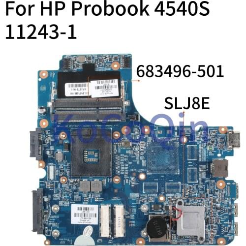KoCoQin Laptop motherboard For HP Probook 4440S 4540S Mainboard 11243-1 683496-501 683496-001 683496-601 SLJ8E