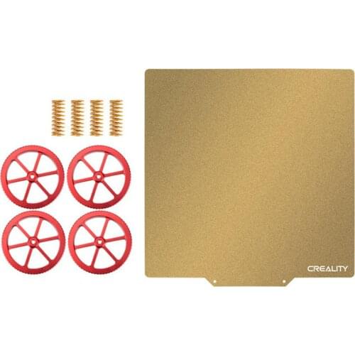 4PCS Upgraded Aluminum Hand Twist Leveling Nut With Hot Bed Die Springs And Steel Plate For Ender 3/3S/3 Pro/3V2 3D Printer Part