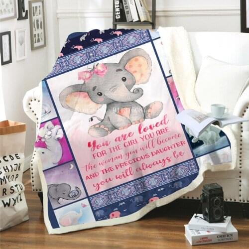 Soft Comfortable Blankets Coral Fleece Plush Double thickening Cartoon Animals Portable Throw Blankets for Home Car Bedspreads