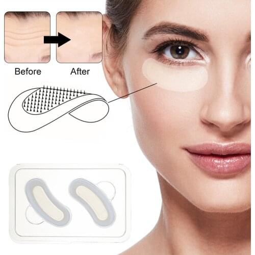10 Pairs Under Eye Mask Gel With Microneedles Hyaluronic Acid Eye Patches Skin Care For Dark Circles Moisturizing Anti Wrinkle