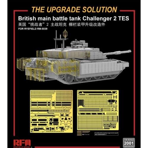 Rye Field Model RFM RM-2001 1/35 Upgrade Set for Challenger 2 TES MBT