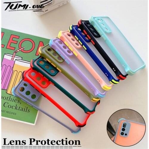 Shockproof Clear Matte Case For Xiaomi Redmi Note 10S 10 9 Pro Max 11 Ultra 8 7 9C 9A 9S POCO X3 NFC X2 M3 M2 Candy Soft Cover