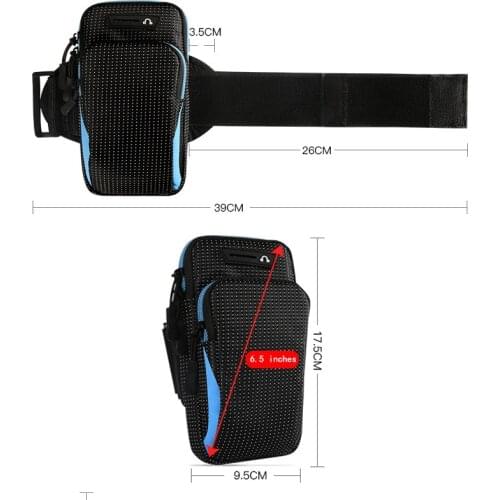 Running Sports Mobile Phone Protective Case Armband Bag for iPhone Xiaomi Xiaomi Huawei Samsung Armband 6.5 inch Airpods Bag