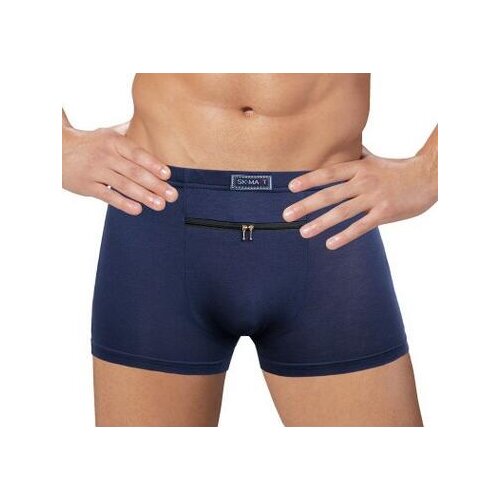 Dropshipping Mens anti-theft underwear big pockets Boxer four quarter anti-theft briefs , single zippers Panties