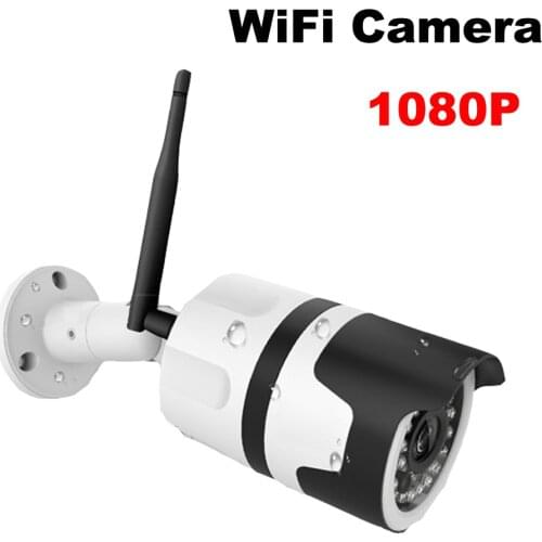 2.0MP WiFi Camera IP Outdoor 1080P Security Camera Surveillance Camera with Microphone IP66 Support SD Card XMEye Bullet IP Cam