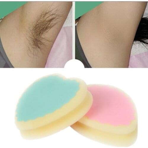 Magic Painless Hair Removal Depilation Sponge Pad Remove Hair Remover Painless Hair Removal Sponge Block