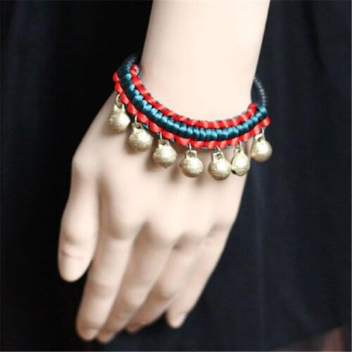 Women Bracelet New DIY Hot Bell Vintage Fashion Fine Jewelry Accessories High Quality Retail Wholesale Set Girl Gift BS01