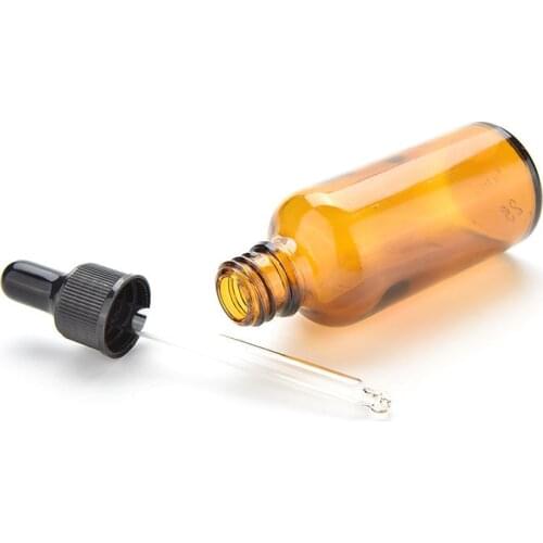 10/15/30/50/100ml Amber Glass Liquid Reagent Pipette Bottle Eye Dropper For Storing Chemistry Laboratory Chemicals Perfumes
