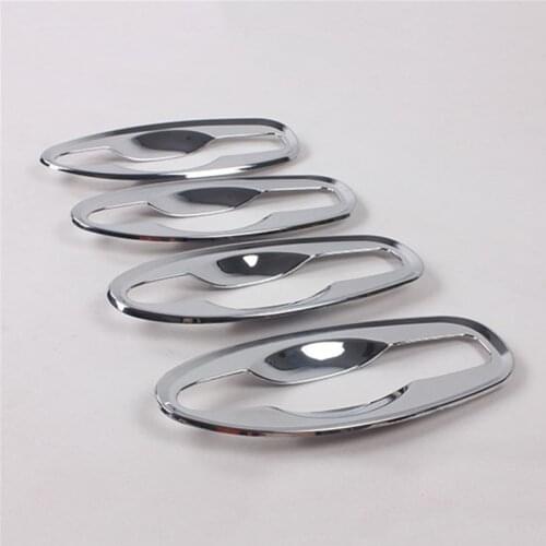 For Nissan Navara Np300 2015 2016 Abs Chrome Door Handle Bowl Cover Trim Auto Car Styling Stickers Accessories 4pcs