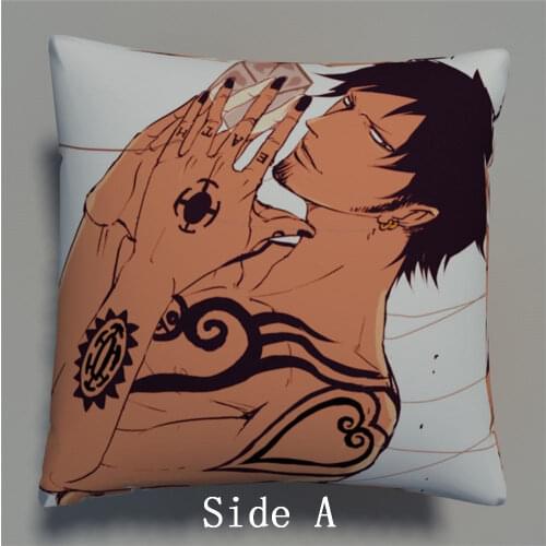 One Piece Trafalgar Law Anime Two Side Pillowcases Hugging Pillow Cushion Case Cover Otaku Cosplay Gift New 573