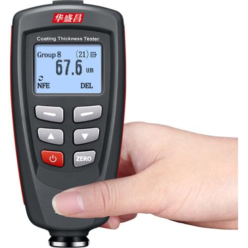 XEAST 2021 Hot Sales DT-156 Paint Coating Thickness Gauge Meter Tester 0~1250um with Built-in Auto F & NF Probe + USB Cable
