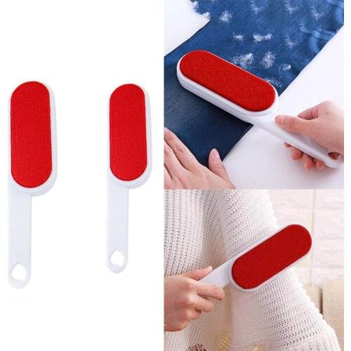 Hair Double-Sided Brush Reusable Remover Dust Cleaning Tools for Sofa Clothes Magic Cleaning Sticking Roller Brush