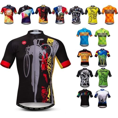 JPOJPO Cycling Jersey Men 2021 Summer Short Sleeve Racing Cycling Clothing MTB Ciclismo Maillot Bike shirts Top Bicycle Jersey