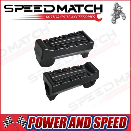 Left & Right Motorcycle Rubber Front Foot Rest Pegs For Yamaha YBR125 YBR 125 All Years