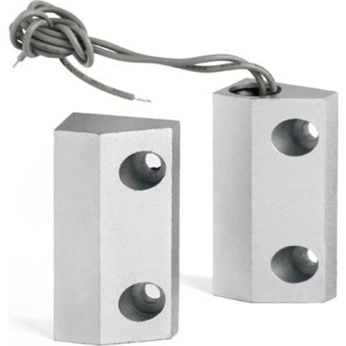 NO NC 12VDC Metal Store Roller Shutter Door Contact Alarm Magnetic Reed Switch for door lock garage gate alarm system