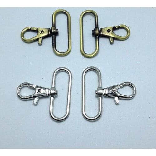 1 1/2 Inch ( 38mm Inner ) Metal Swivel Lobster Clasps Clips Bronze Choice