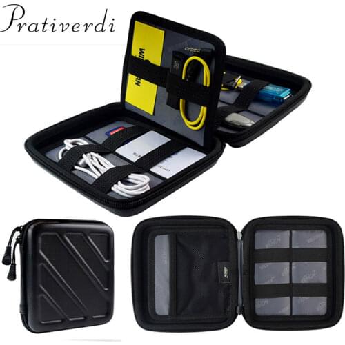 Multifunctional Waterproof Wustproof Storage Bag For Home And Travel Use For Storage Data cable Portable headphones Case Tools