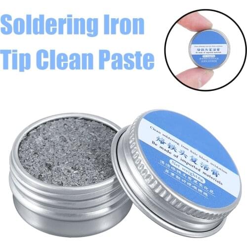 6g Soldering Iron Tip Refresher for Oxide Iron Head Lead-Free Cleaning Welding Fluxes Solder Paste