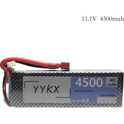 Original 11.1v 4500mah 40c 3s Lipo battery For RC helicopters Airplanes Four axis aircraft power 3S battery Original High rate