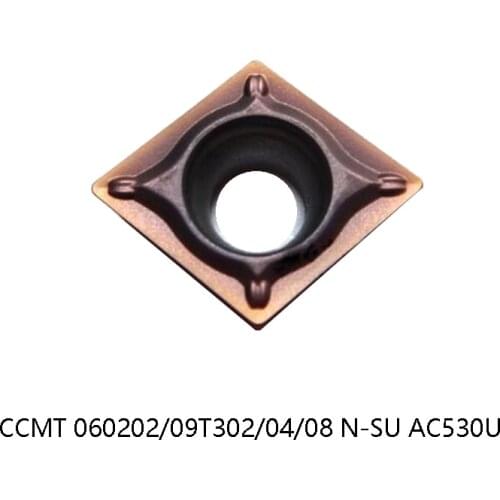 Original Carbide Inserts CCMT060202N-SU CCMT09T302N-SU CCMT09T304N-SU CCMT09T308N-SU AC530U Lathe Cutter CCMT 060202 09T302 09T3
