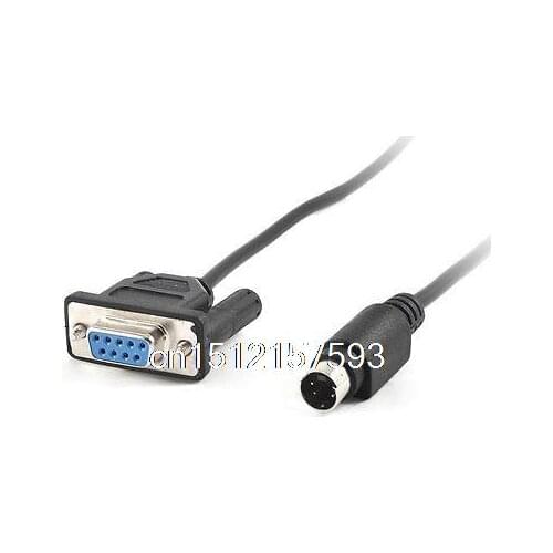 RS422 DB9P to 4P Mini Din Connector PLC Cable for Fatek FBS/EasyView MT6000