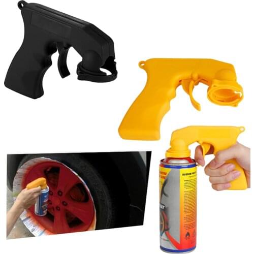 Spray Gun Handle Paint Care Aerosol Spray Gun Handle with Full Grip Trigger Locking Collar Car Maintenance Spray Adaptor