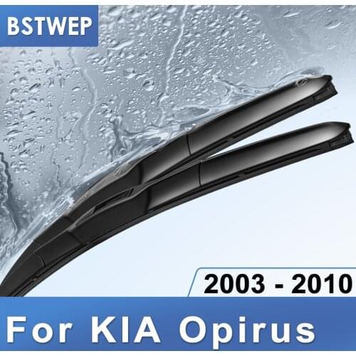 BSTWEP Hybrid Wiper Blades for KIA Opirus Fit Hook Arms 2003 2005 2006 2007 2008 2009 2010