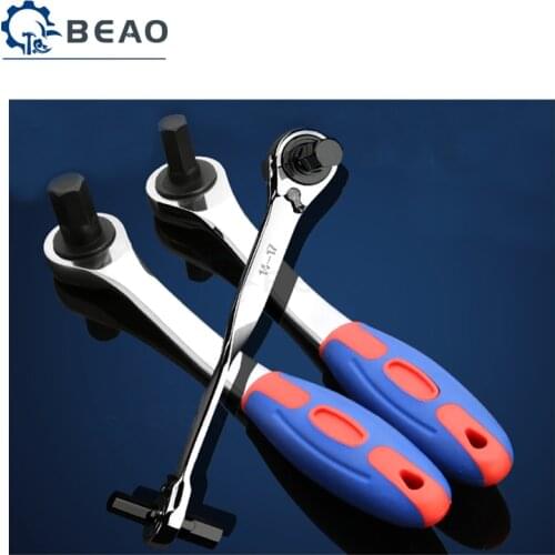 Ratchet Hex Wrench Ratchet Allen Key Double End Spanner Single End Plastic Handle Key Hand Tools