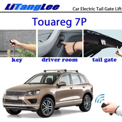 LiTangLee Car Electric Tail Gate Lift Tailgate Assist System For Volkswagen For VW Touareg 7P 2010~2018 Remote Control Trunk Lid