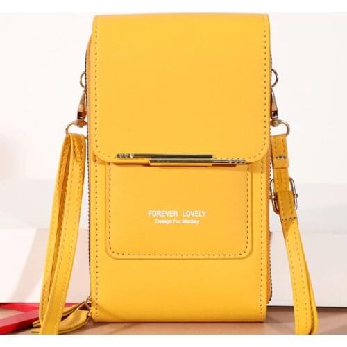 Handbag for Women 2021 New Touch Screen Phone Wallet Fashion Luxury Female Shoulder Crossbody Bags Solid Color Ladies Tote Bags